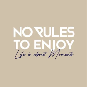 No Rules To Enjoy Classic Fit T-Shirt Demo